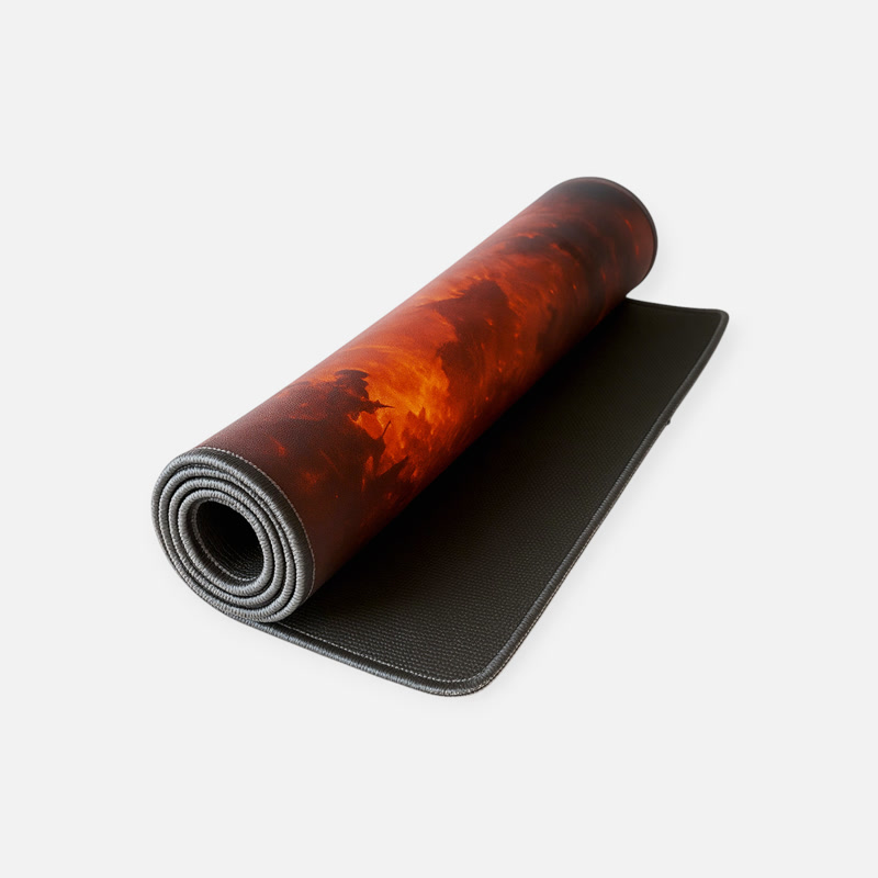 Image of Alfombrilla gaming Gamezelle Fire Dragon Fury grande (extendida) (800×300 mm)
