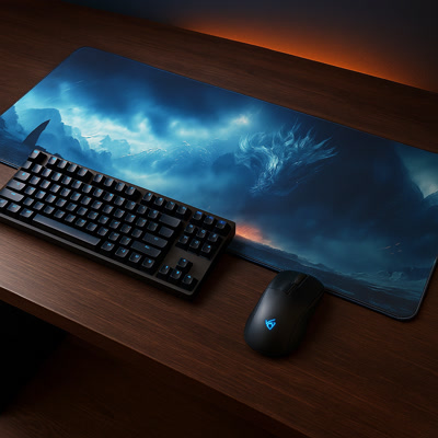 Picture of Alfombrilla gaming Gamezelle Mountain Dragon Gaze grande (extendida) (800×300 mm)
