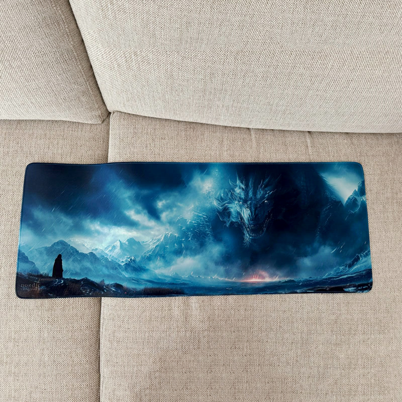 Image of Alfombrilla gaming Gamezelle Mountain Dragon Gaze grande (extendida) (800×300 mm)