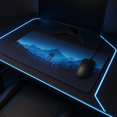 Picture of Alfombrilla gaming Gamezelle Sentinel Watchtower grande (extendida) (900×400 mm)