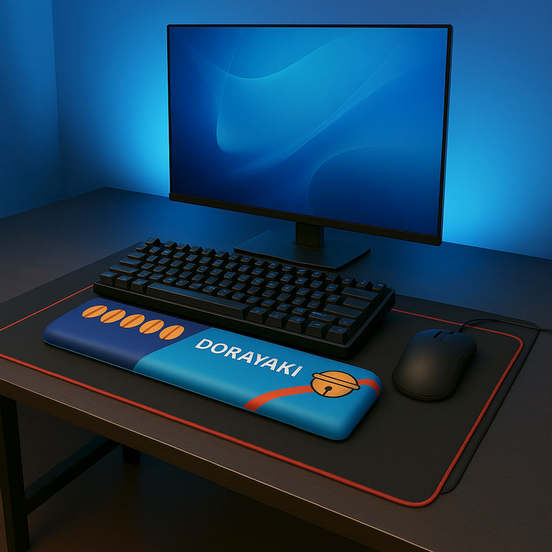 Image of Reposamuñecas para teclado gaming Gamezelle Dorayaki (450 mm)